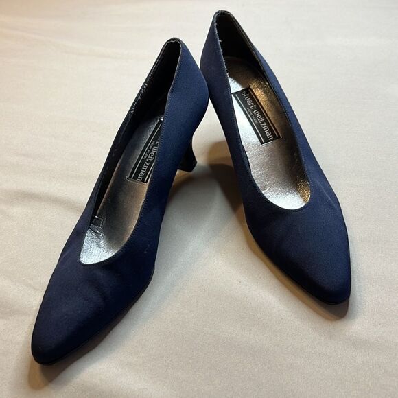 Stuart Weitzman Blue Dress Pumps - Size 8.5 AA - Picture 1 of 15